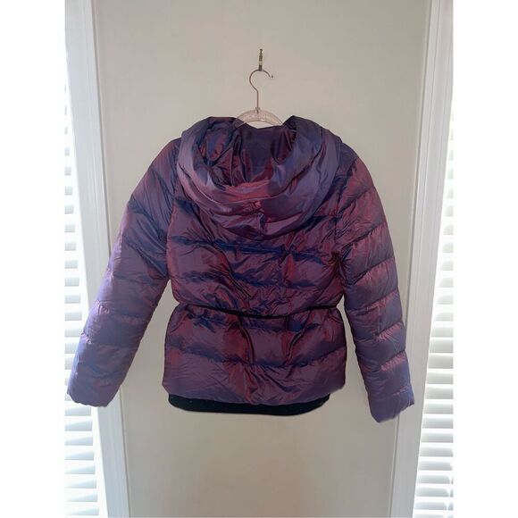 Women's Nike Down Puffer Purple Iridescent Jacket XS - Picture 5 of 7